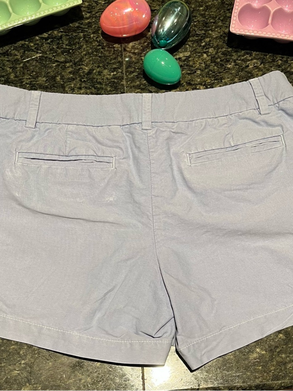 J. Crew Sky Blue Cotton Chino Shorts - Picture 4 of 7